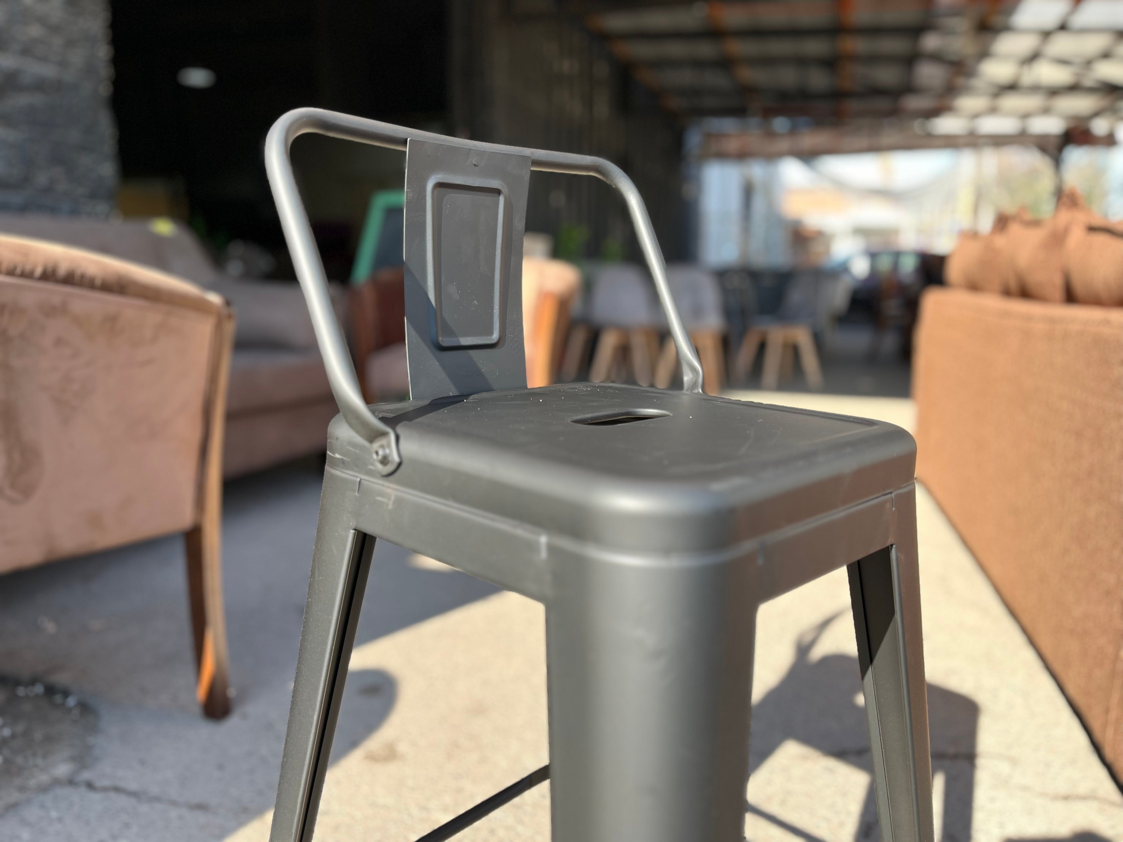 Silla tolix negra 77 cm