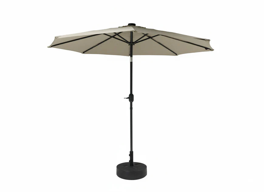 QUITASOL VENECIA INCLUYE BASES Y LUCES LED BEIGE