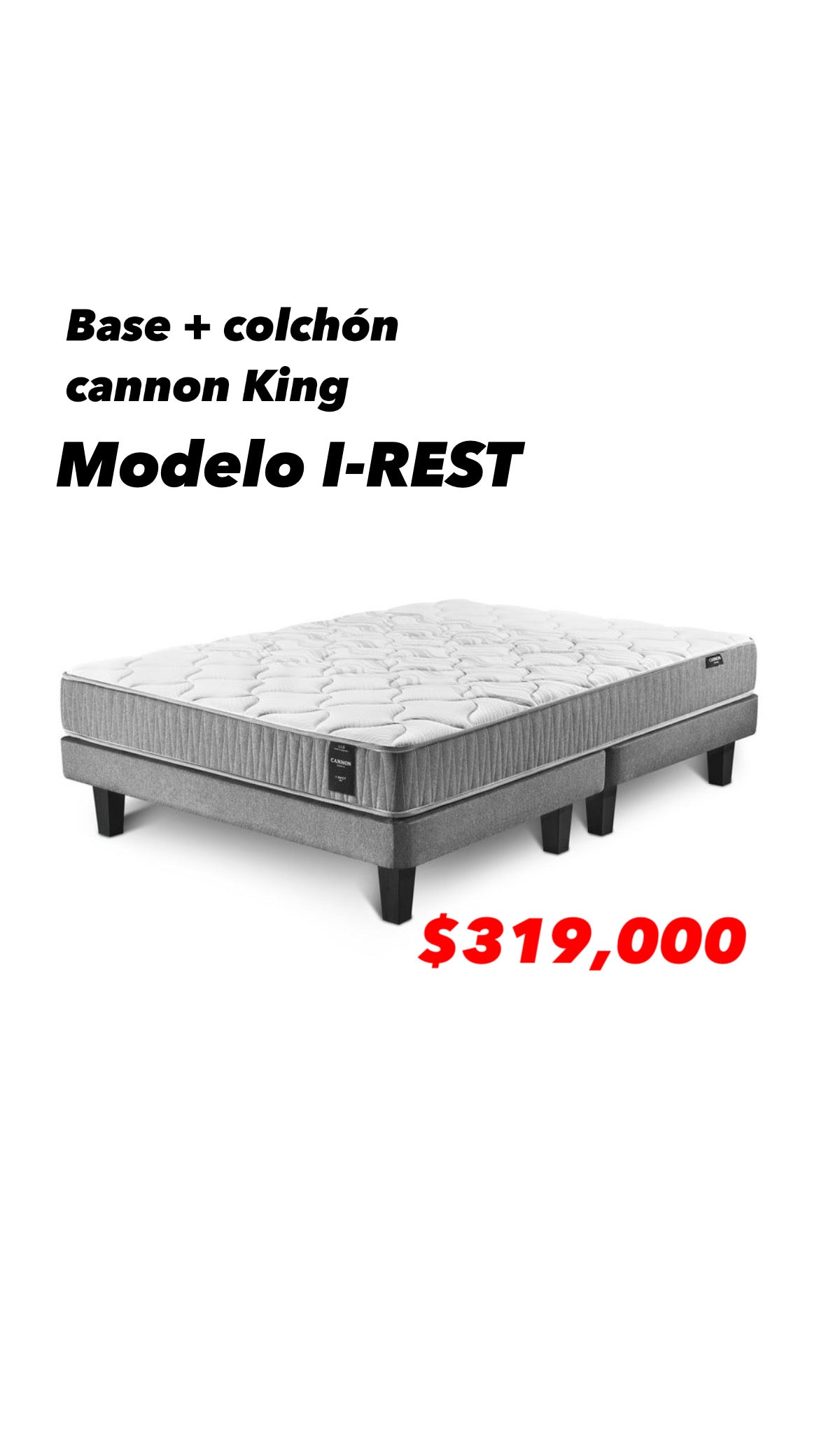 Cama canon King