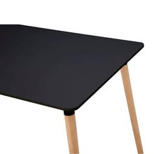 Cargar imagen en el visor de la galería, Mesa MDF negra 130 x 80 cm
