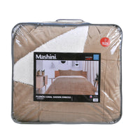 PLUMÓN 2 PLAZAS CORAL EMBOSS SHERPA BEIGE