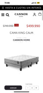 Cama canon cal king