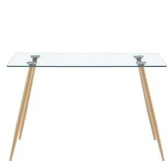 Mesa rectangular  13” x 80 de vidrio lyon