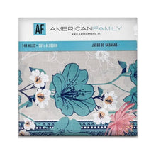 Cargar imagen en el visor de la galería, Sabana Multidiseño AMERICAN FAMILY 144 hilos 1,5P
