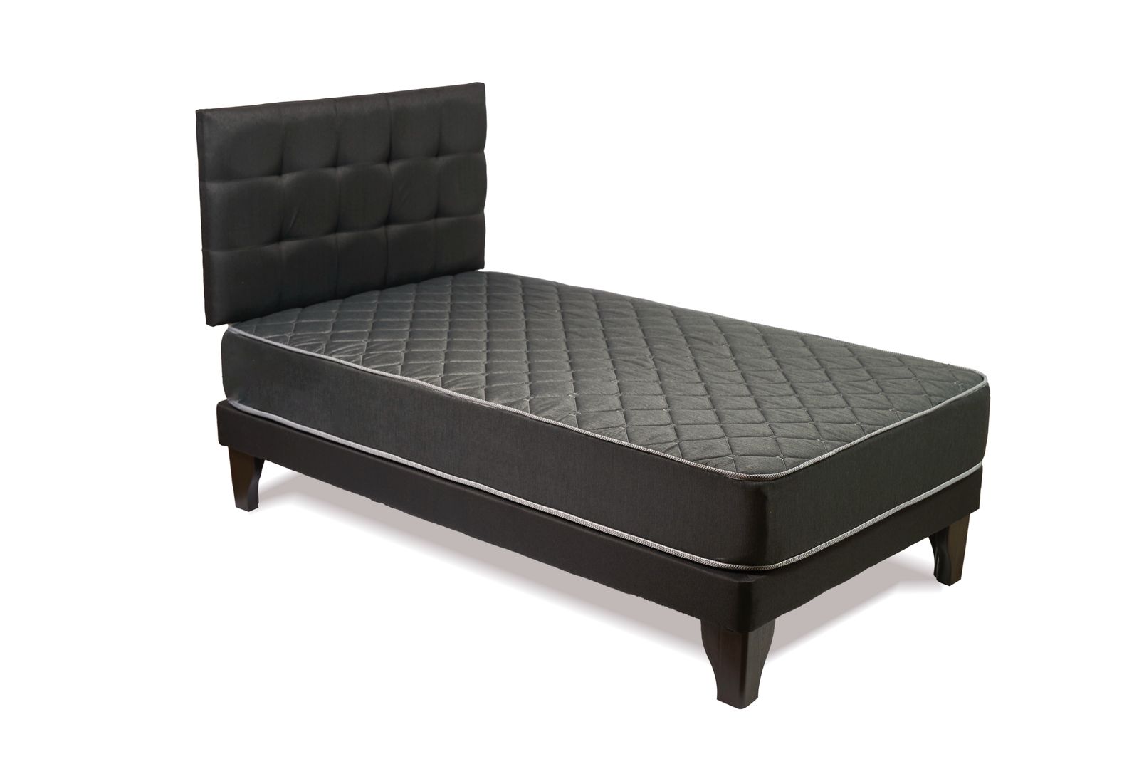 CAMA EUROBLACK 1.5 PLAZAS