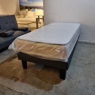 Cama 1p innova Premium con Base Gris