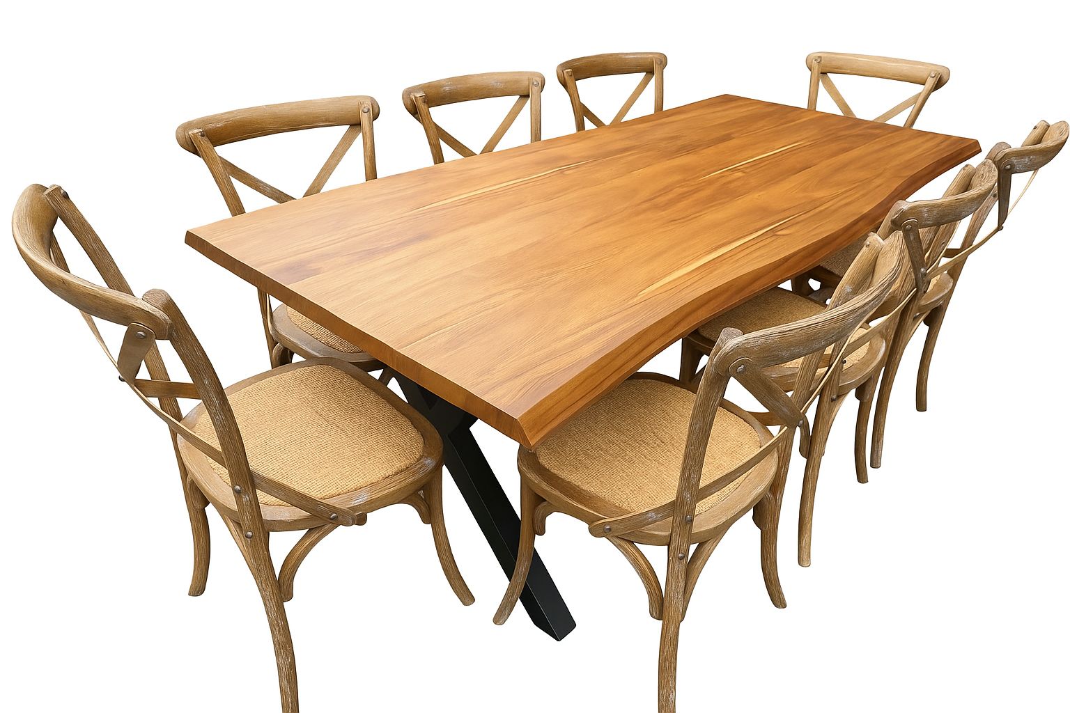 JUEGO DE COMEDOR SUR RUSTICA